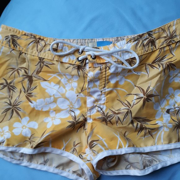 Roxy yellow palm print board shorts - Picture 4 of 9
